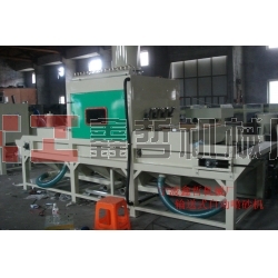 鑫哲自動輸送式噴砂機，自動噴砂機，全自動噴砂機